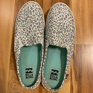 Billabong Cheetah Print Canvas Shoes